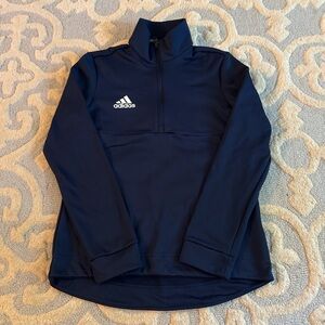 Adidas Dark Blue Quarter-Zip Top